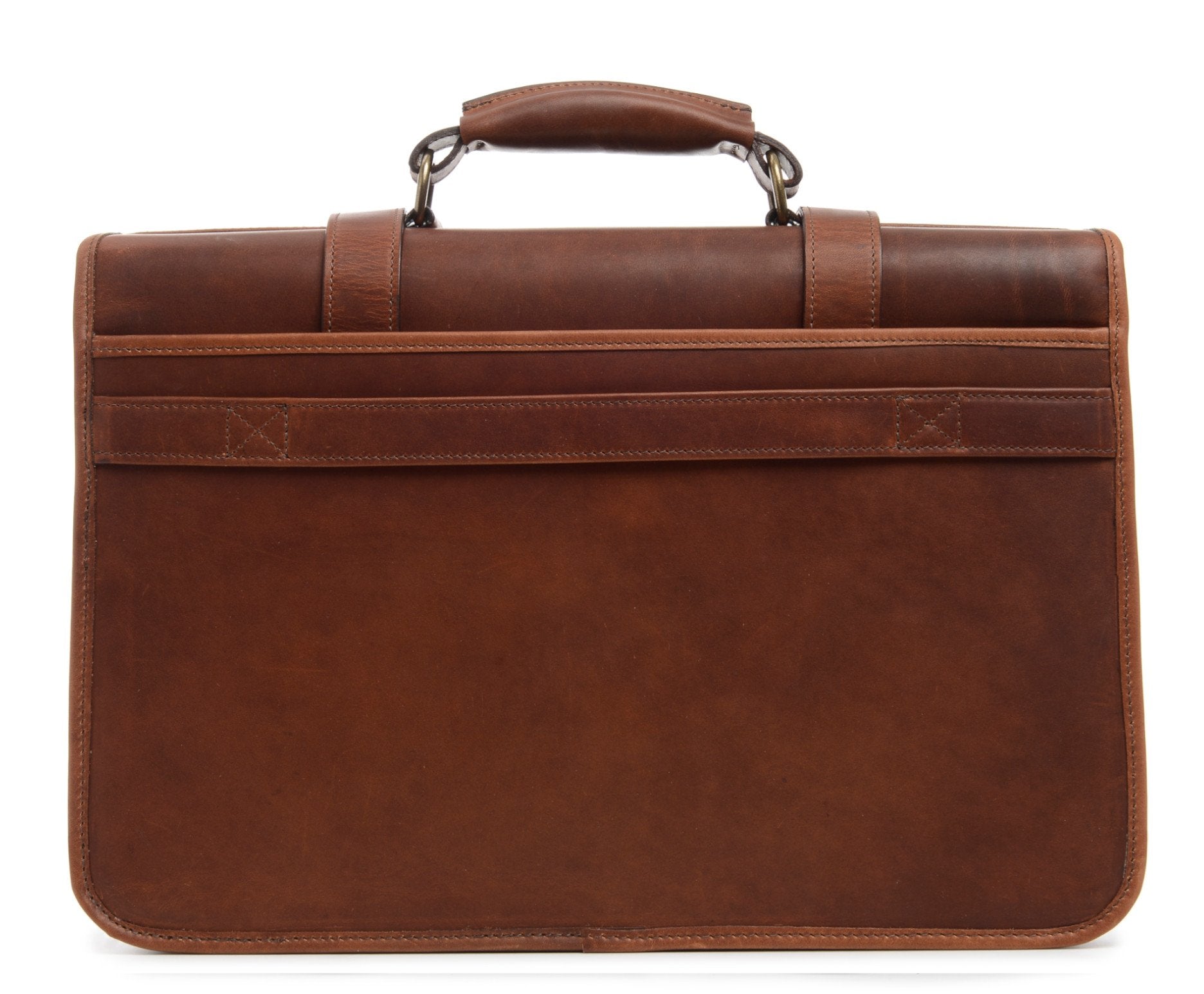 Classic Leather Garfield 15" Laptop Briefcase