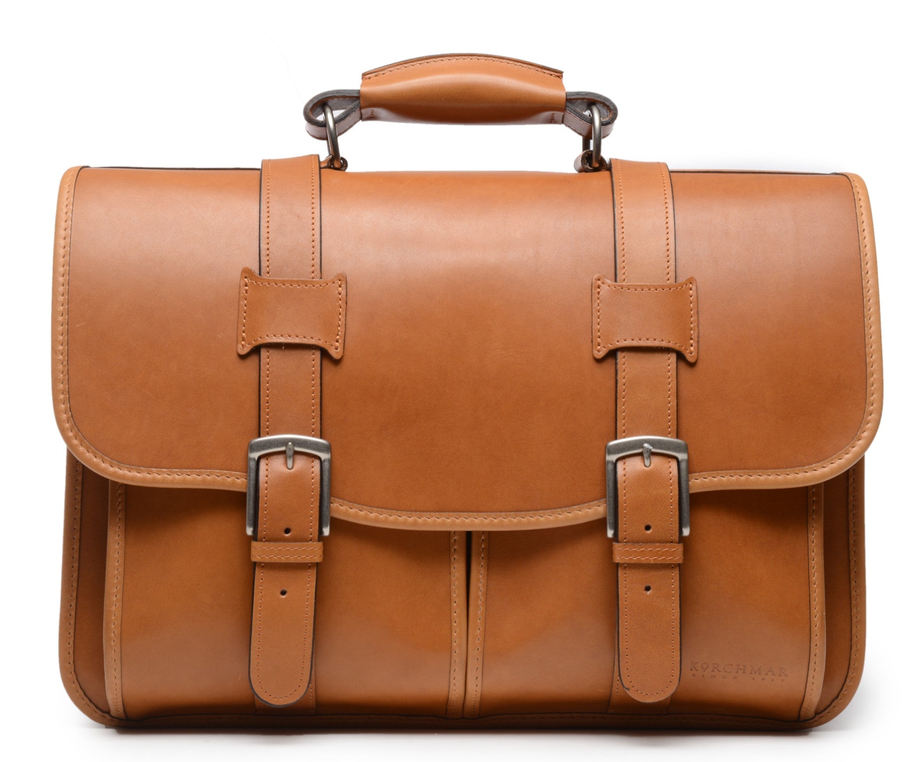 Classic Leather Garfield 15" Laptop Briefcase