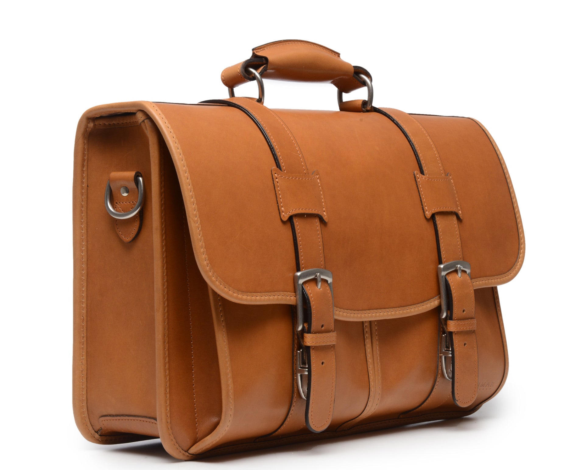 Classic Leather Garfield 15" Laptop Briefcase