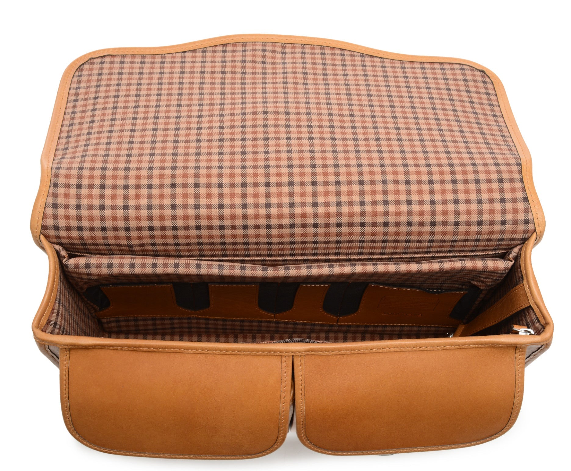Classic Leather Garfield 15" Laptop Briefcase