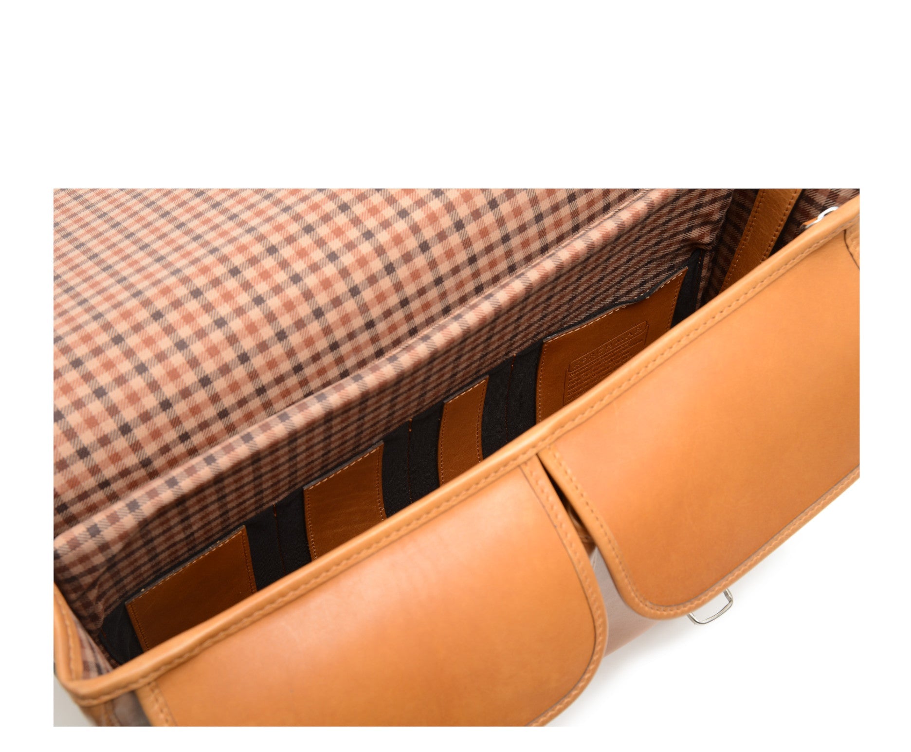 Classic Leather Garfield 15" Laptop Briefcase
