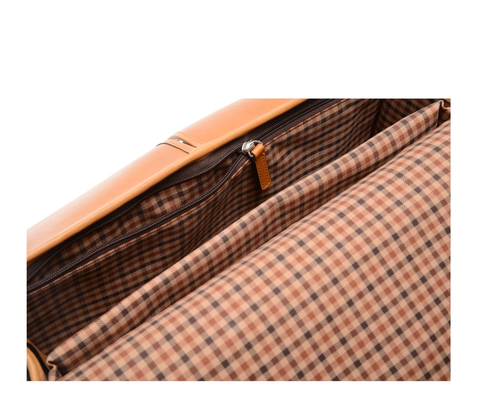 Classic Leather Garfield 15" Laptop Briefcase