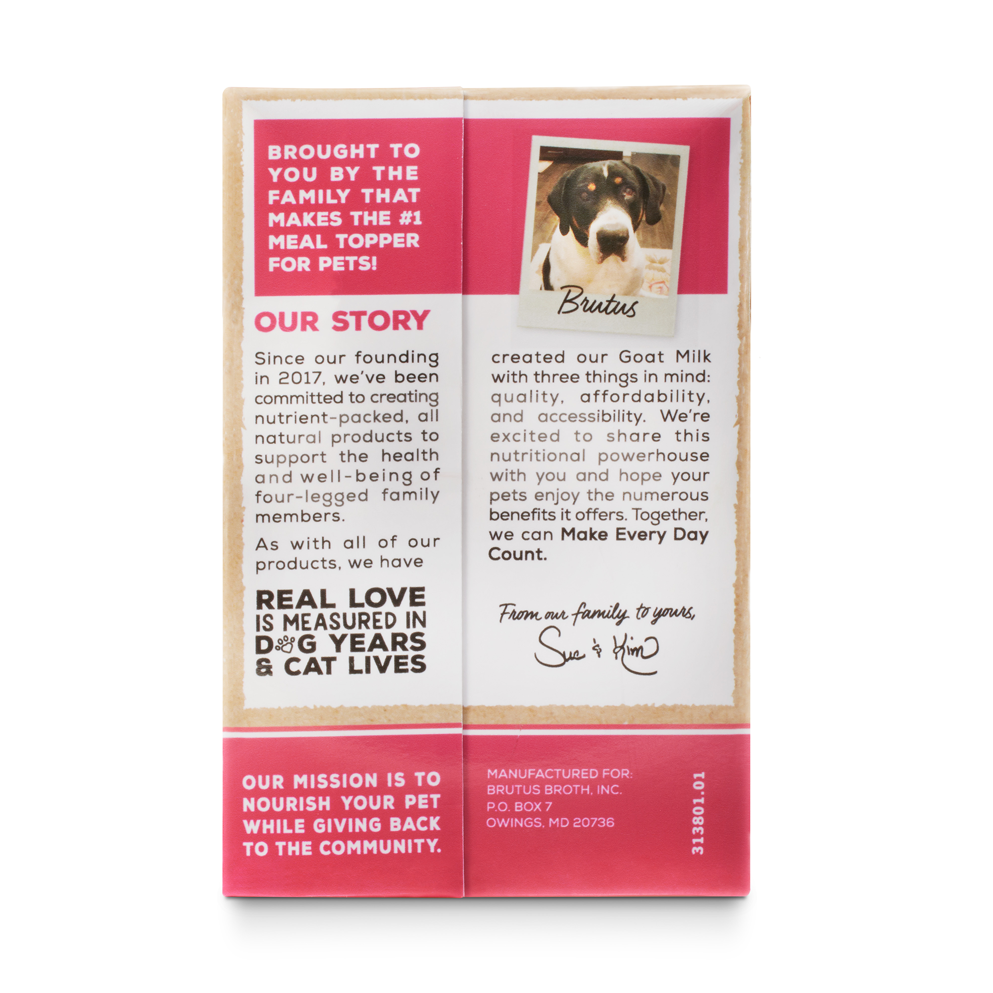 Natural Goat Milk Pet Meal Topper