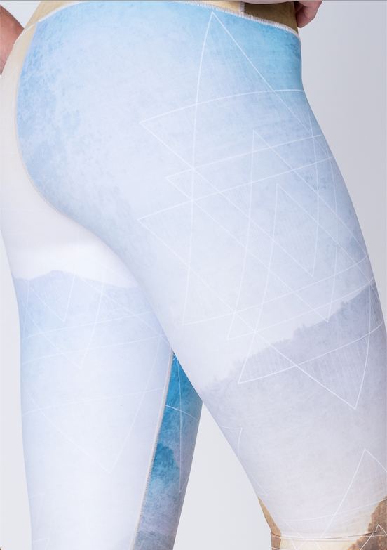 Eco-Friendly Golden Hour Yoga Pants