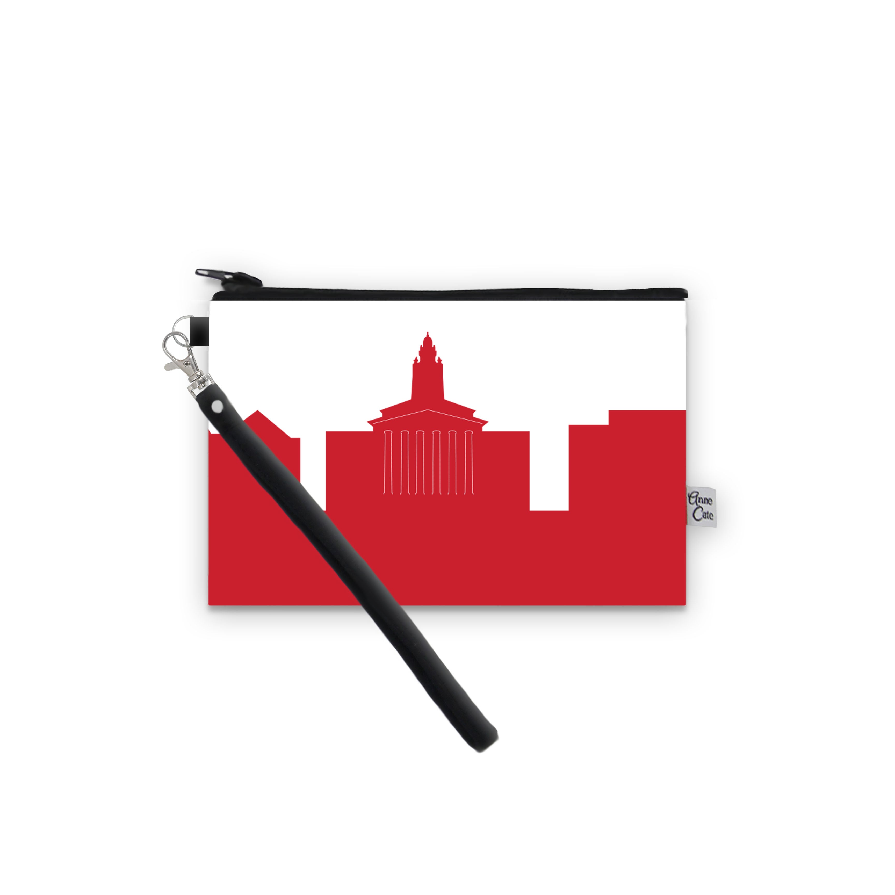 Collegiate Football Stadium Skyline Game Day Wristlet