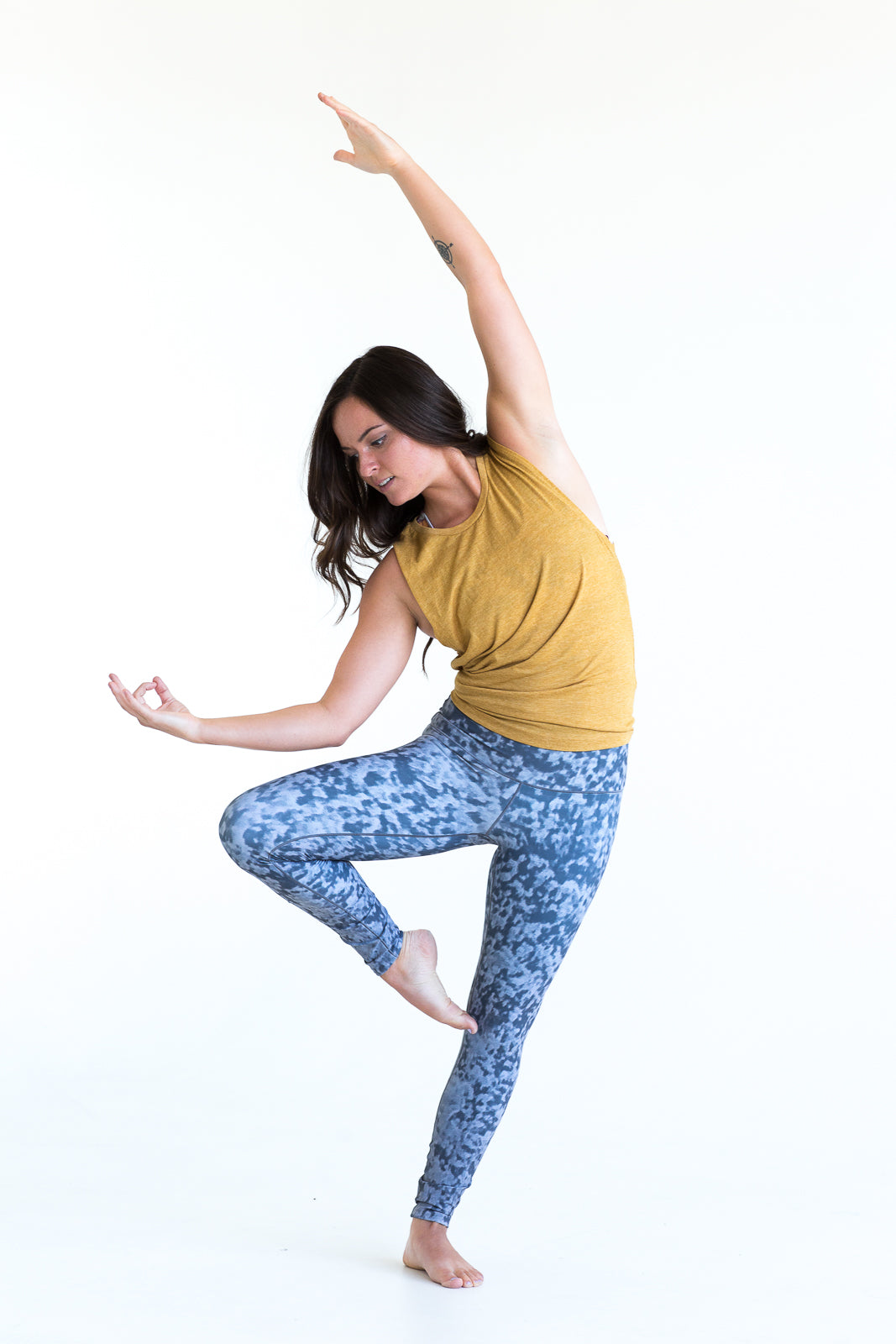 Eco-Friendly Grey Fog Yoga Pants