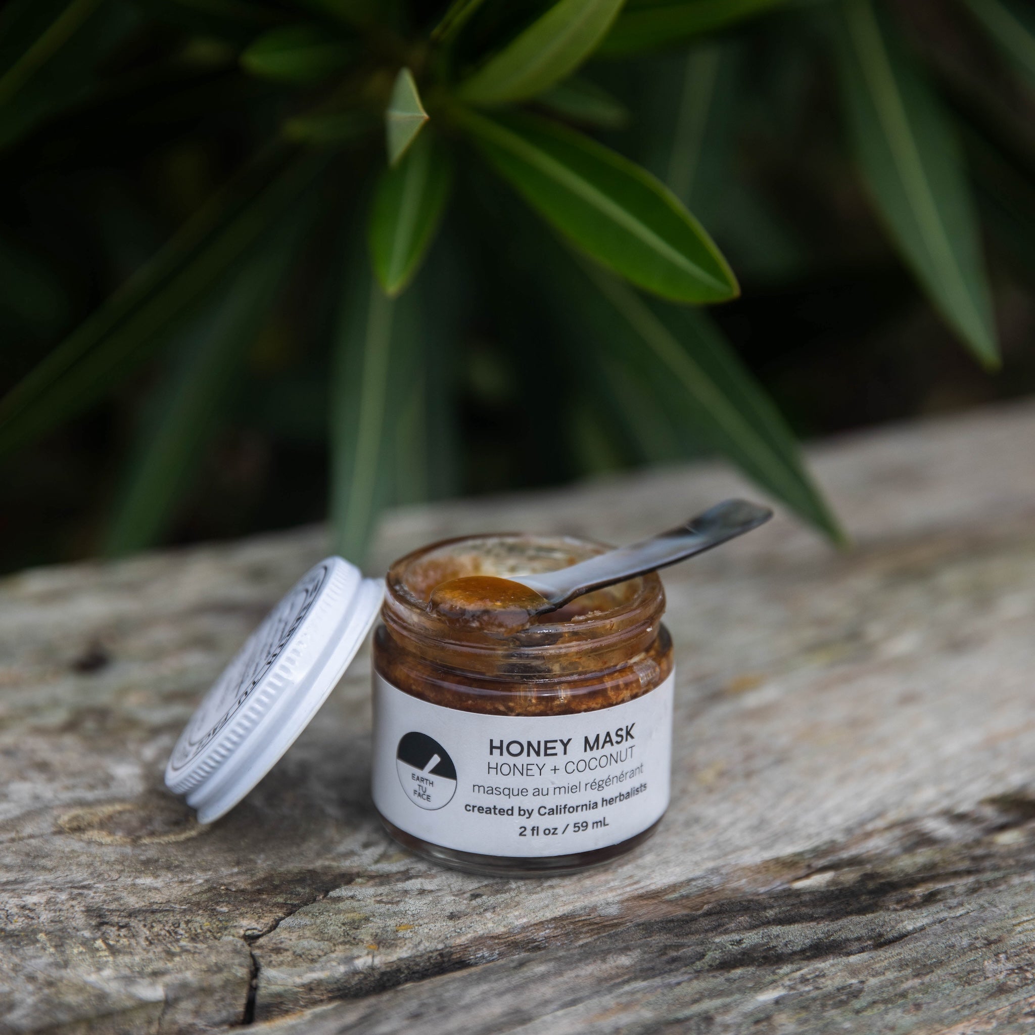 Honey Face Mask Set with Pearl Spoon - 4 oz