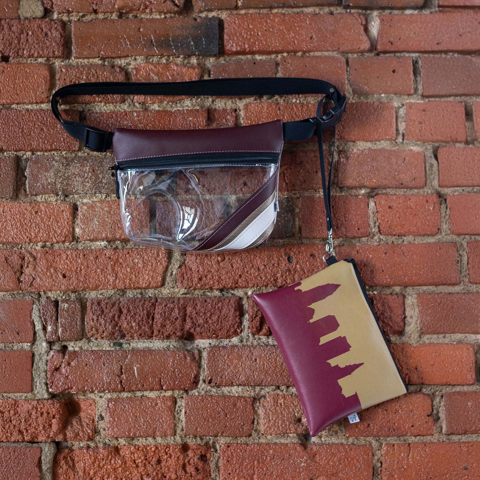 Basketball Arena Skyline Game Day Wristlet