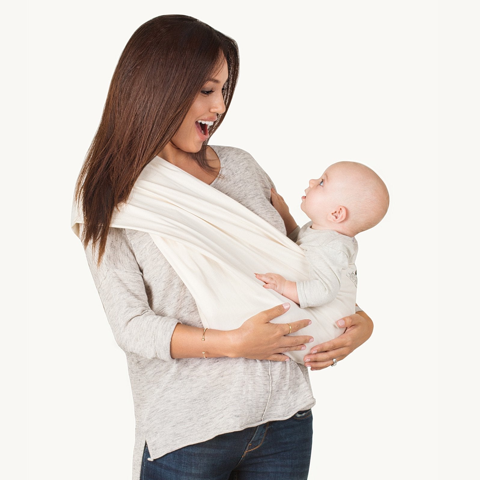 Organic Cotton Baby Carrier Sling - Natural