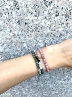 Your Best Day Bracelet Set Multi Stone