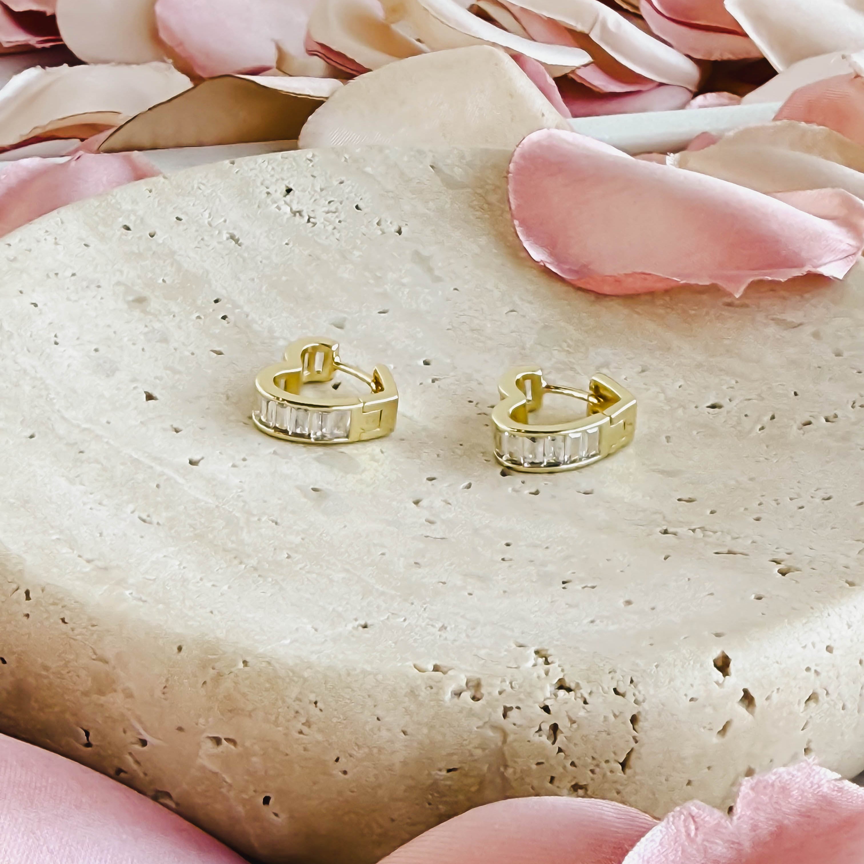14K Gold-Filled Emery Huggies