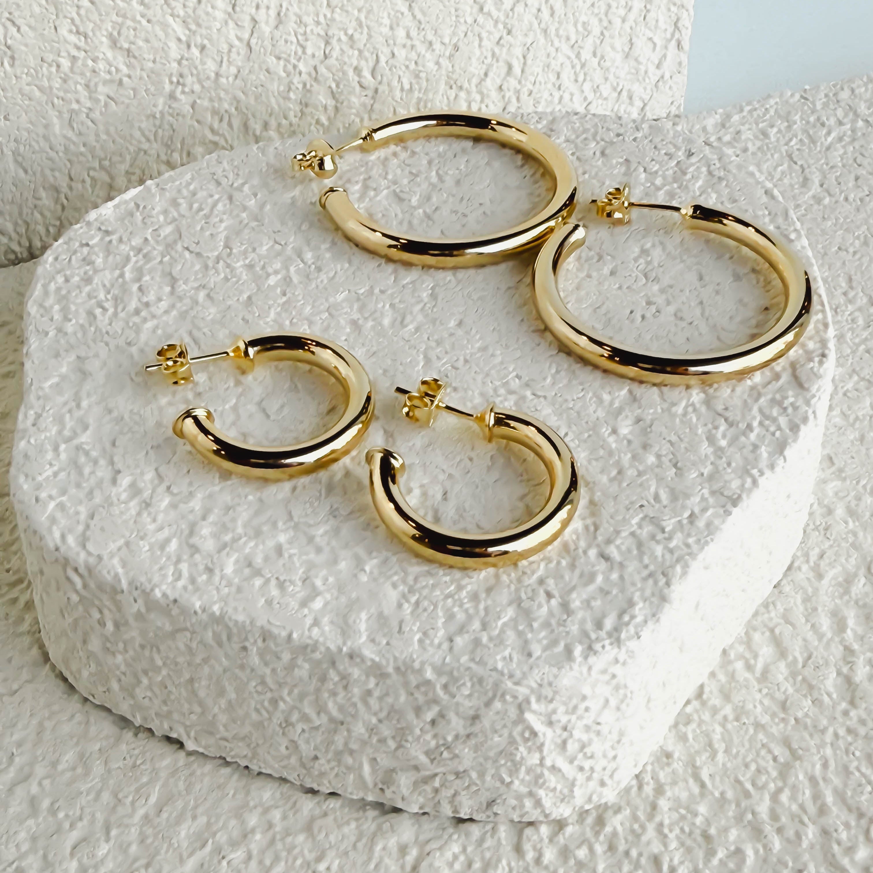 18K Gold-Filled James Hoop Large