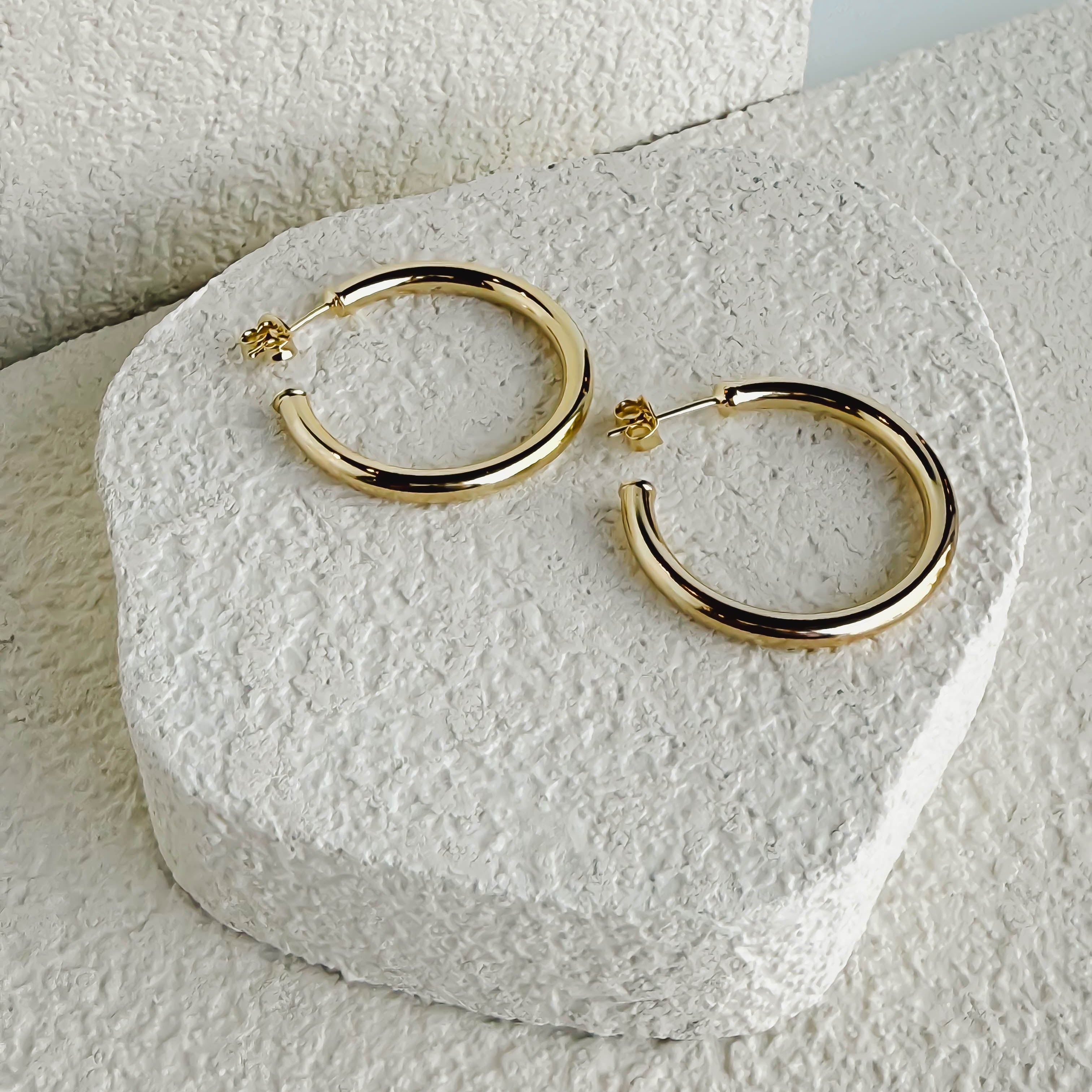 18K Gold-Filled James Hoop Large
