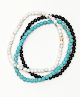 Fashionista Bracelet Set Gemstone 10K Gold