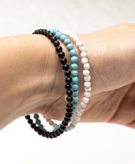 Fashionista Bracelet Set Gemstone 10K Gold