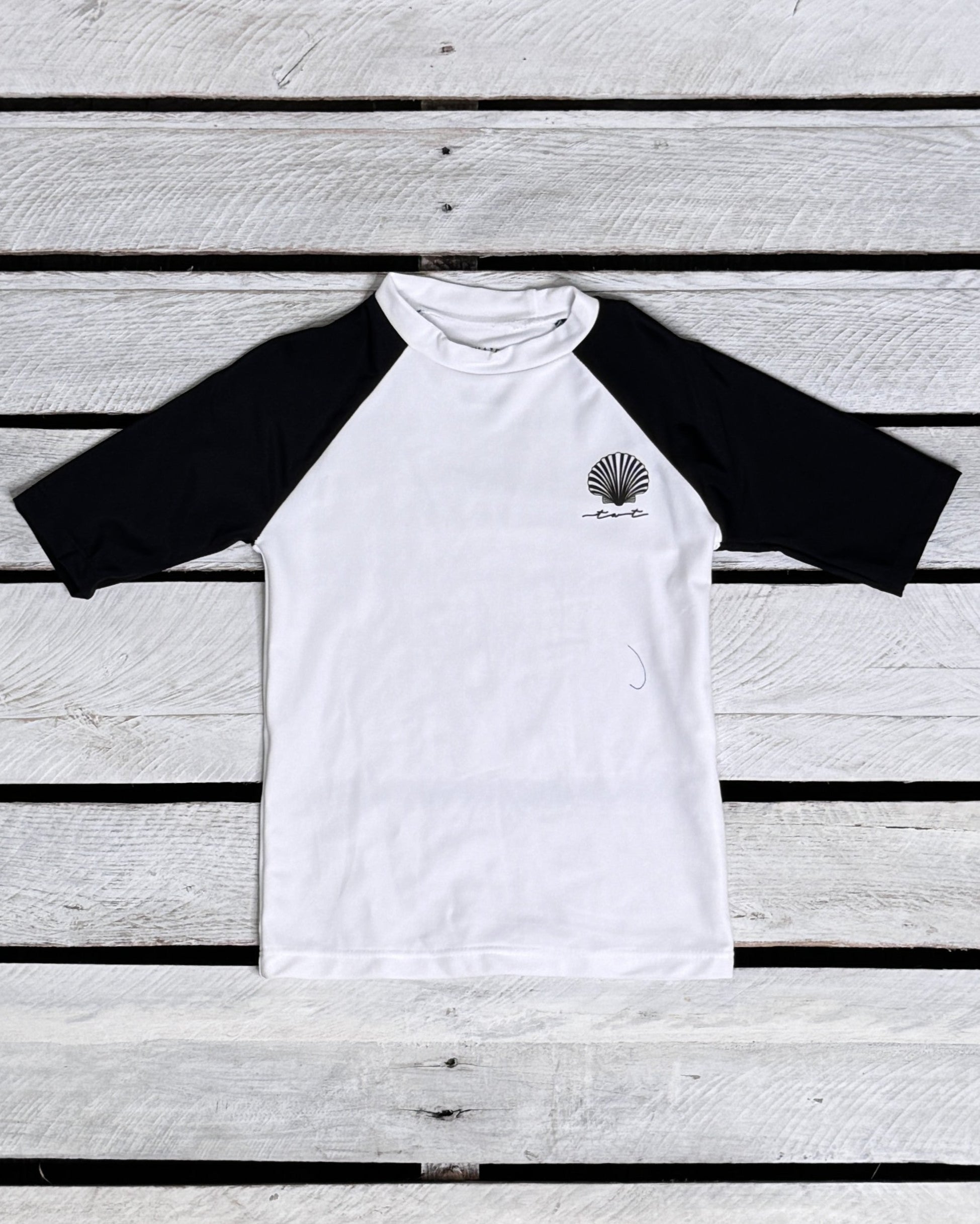 Boys Seashell Short Sleeve UPF 50 Sun Shirt