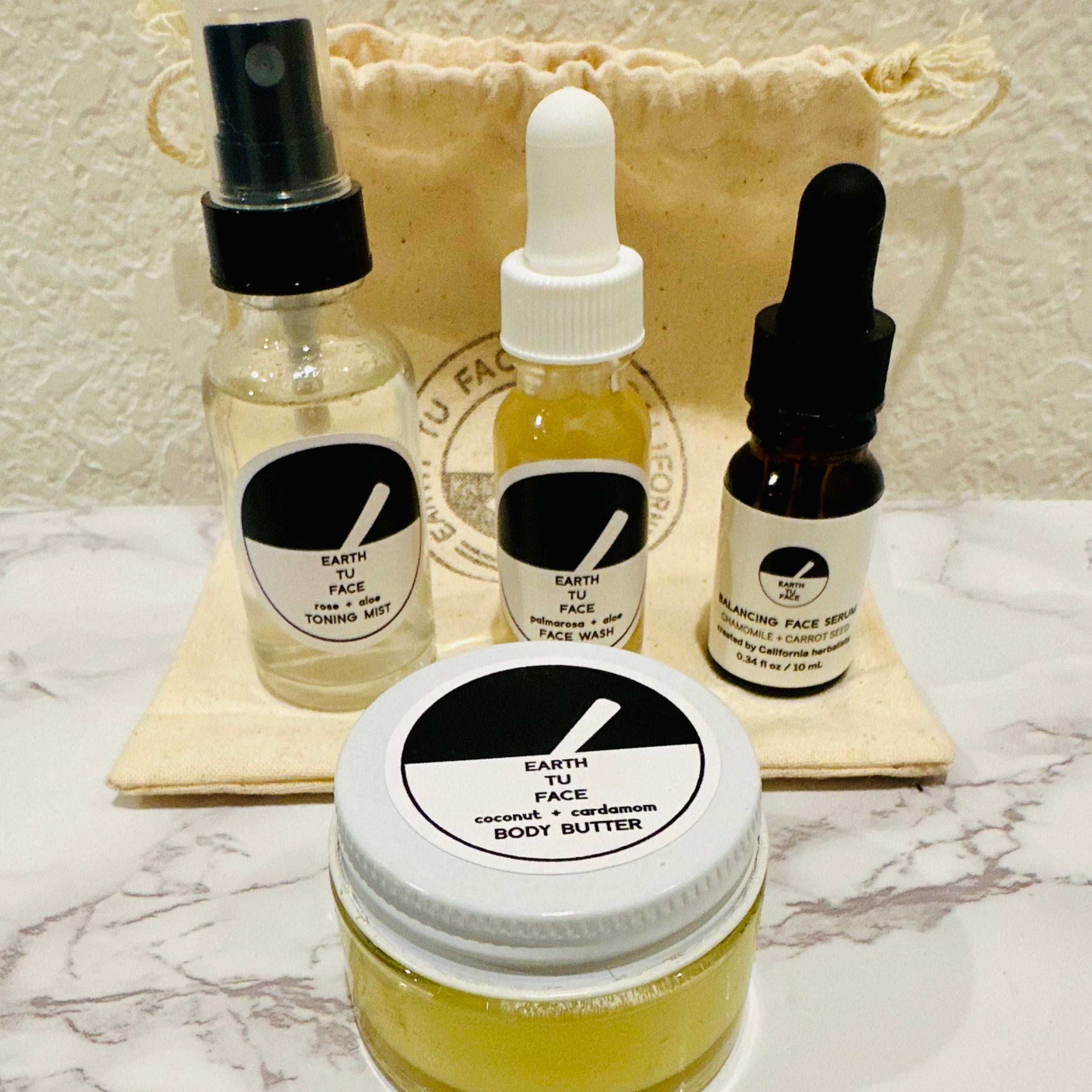 Mini Face And Body Care Bundle - Travel Size Set