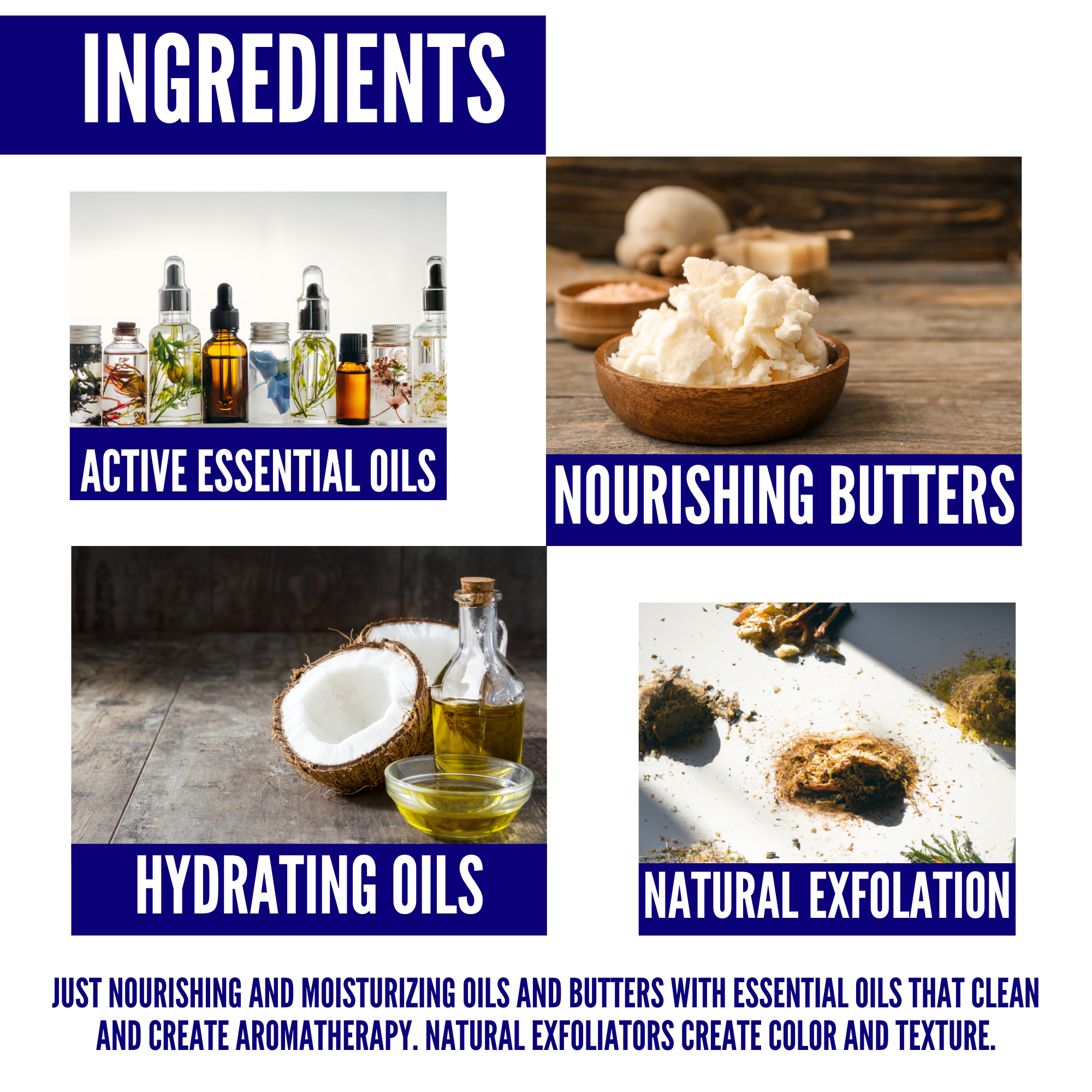 Natural Bar Soap Bundle - 12 Bars, 1 of Each Scented Bar