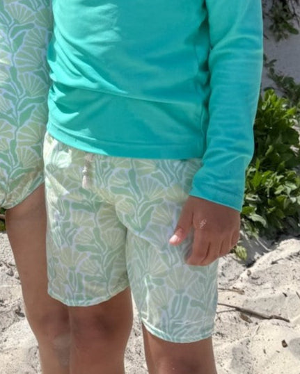 Boys Bloomin' Petals Breathable Boys Swim Trunks
