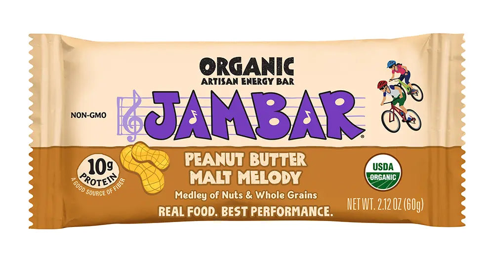 Peanut Butter Malt Melody Energy Bar Box - 12 Pack