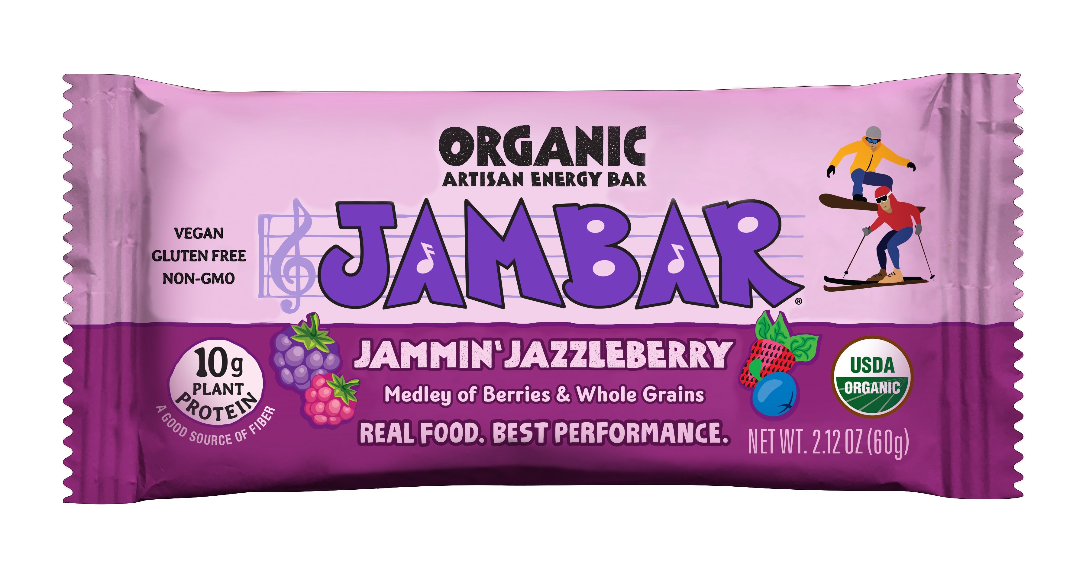 Jammin’ Jazzleberry Energy Bar Box - 12 Pack