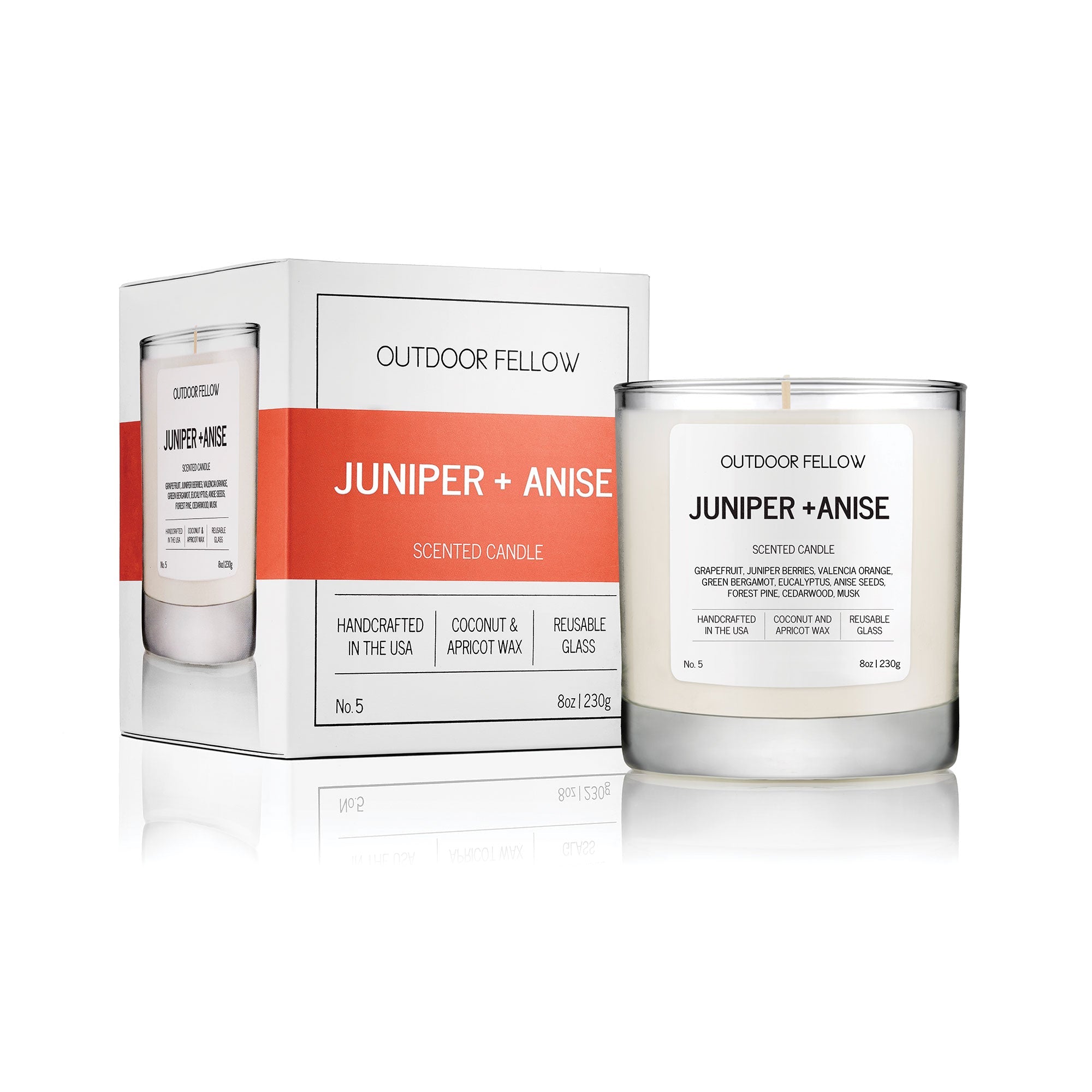 Juniper and Anise Scented Candle