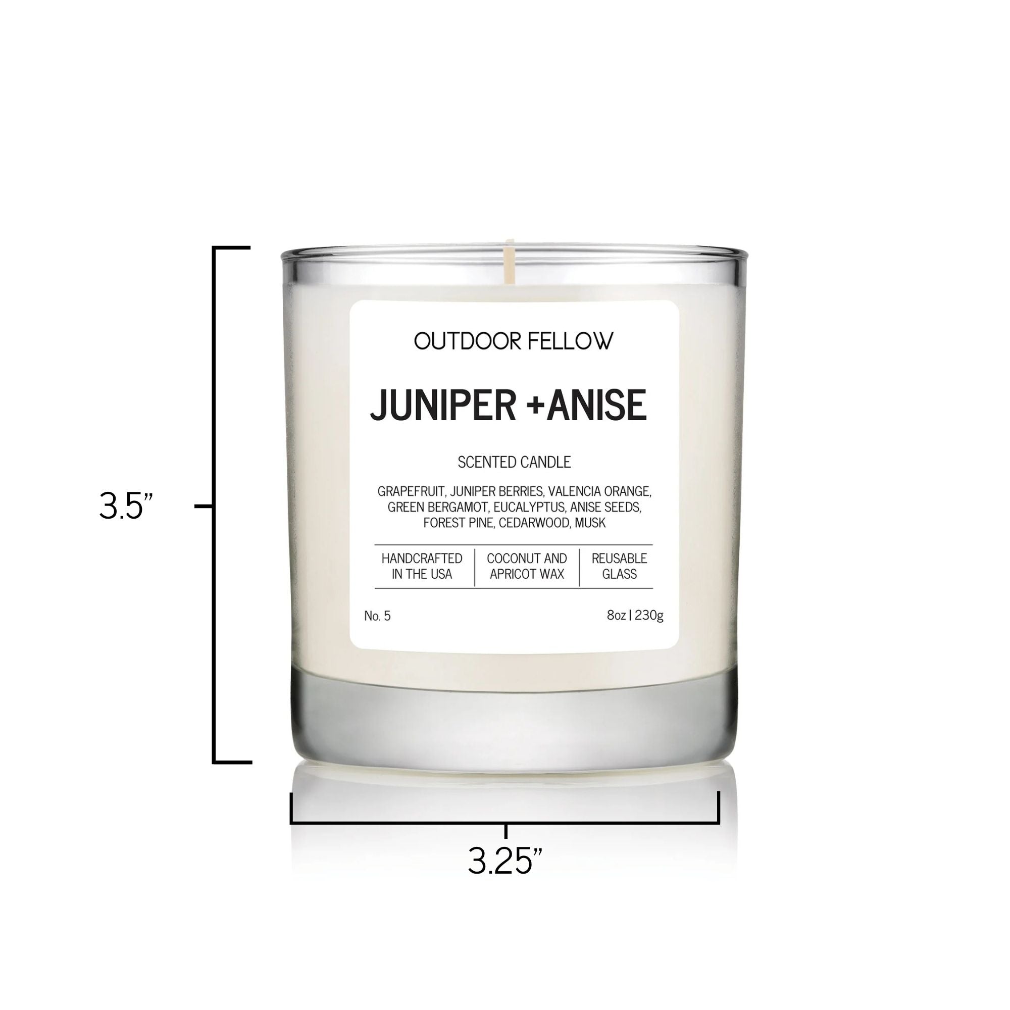 Juniper and Anise Scented Candle