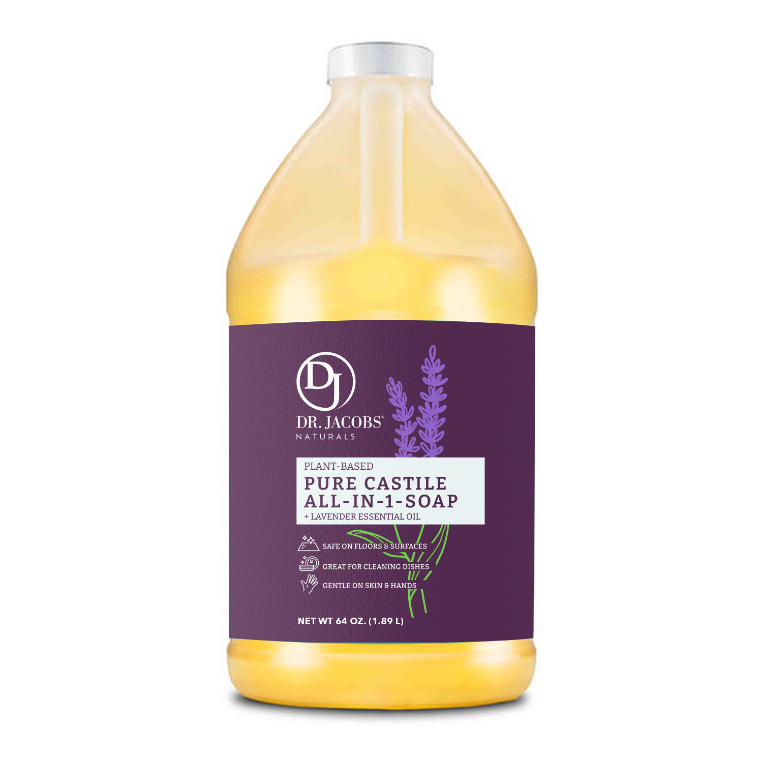 Lavender Castile Soap All in 1 - Thin Formula