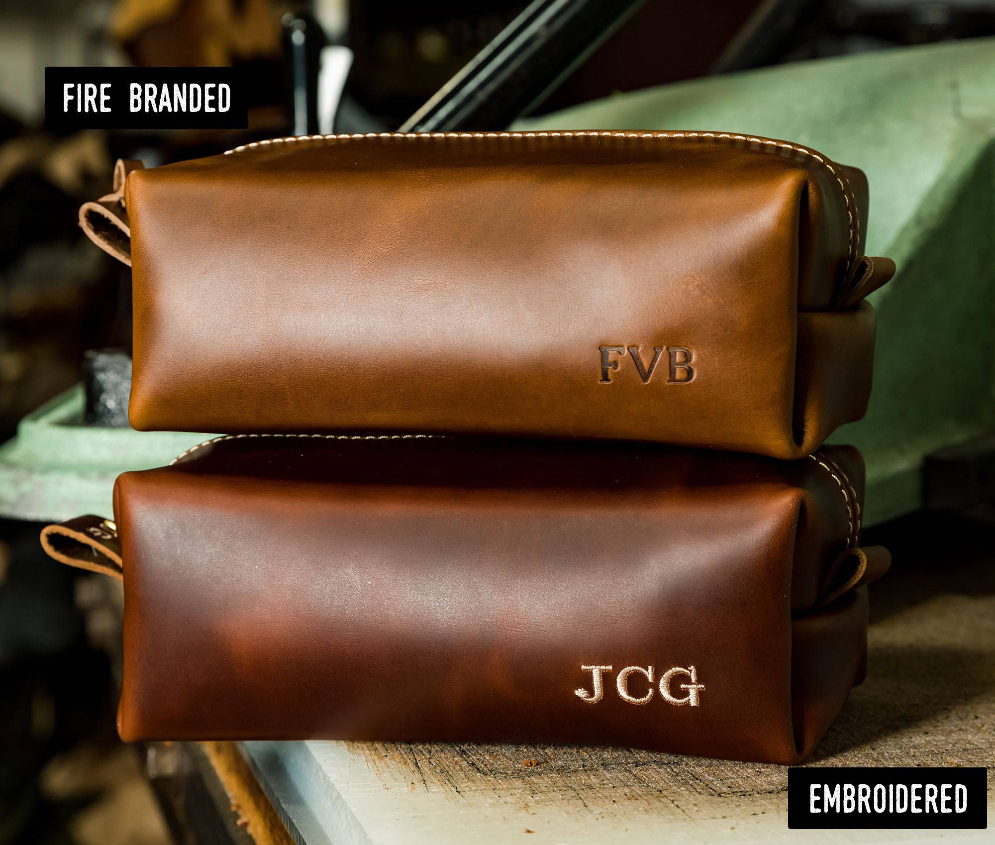 Leather Toiletry Bag