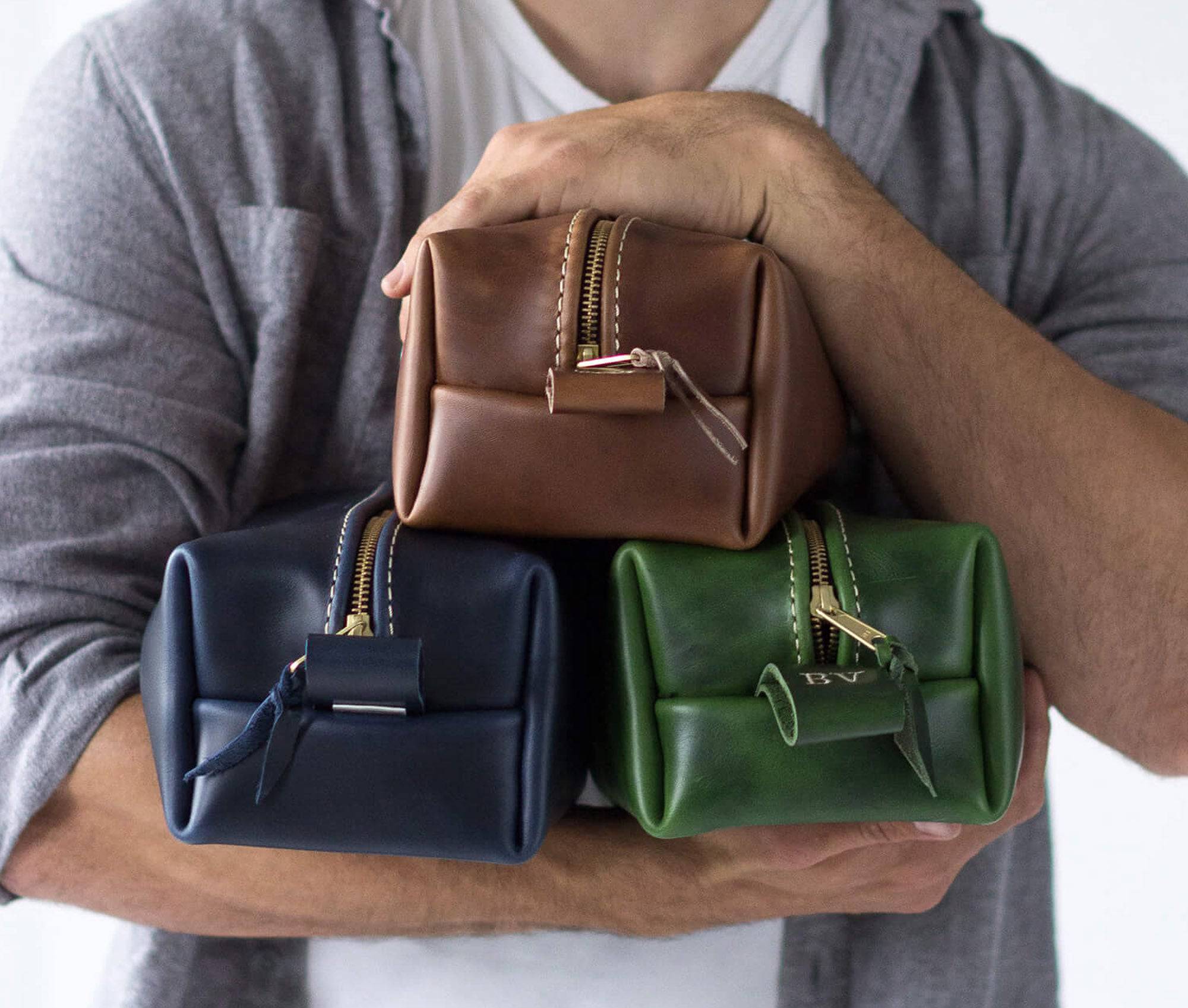 Leather Toiletry Bag