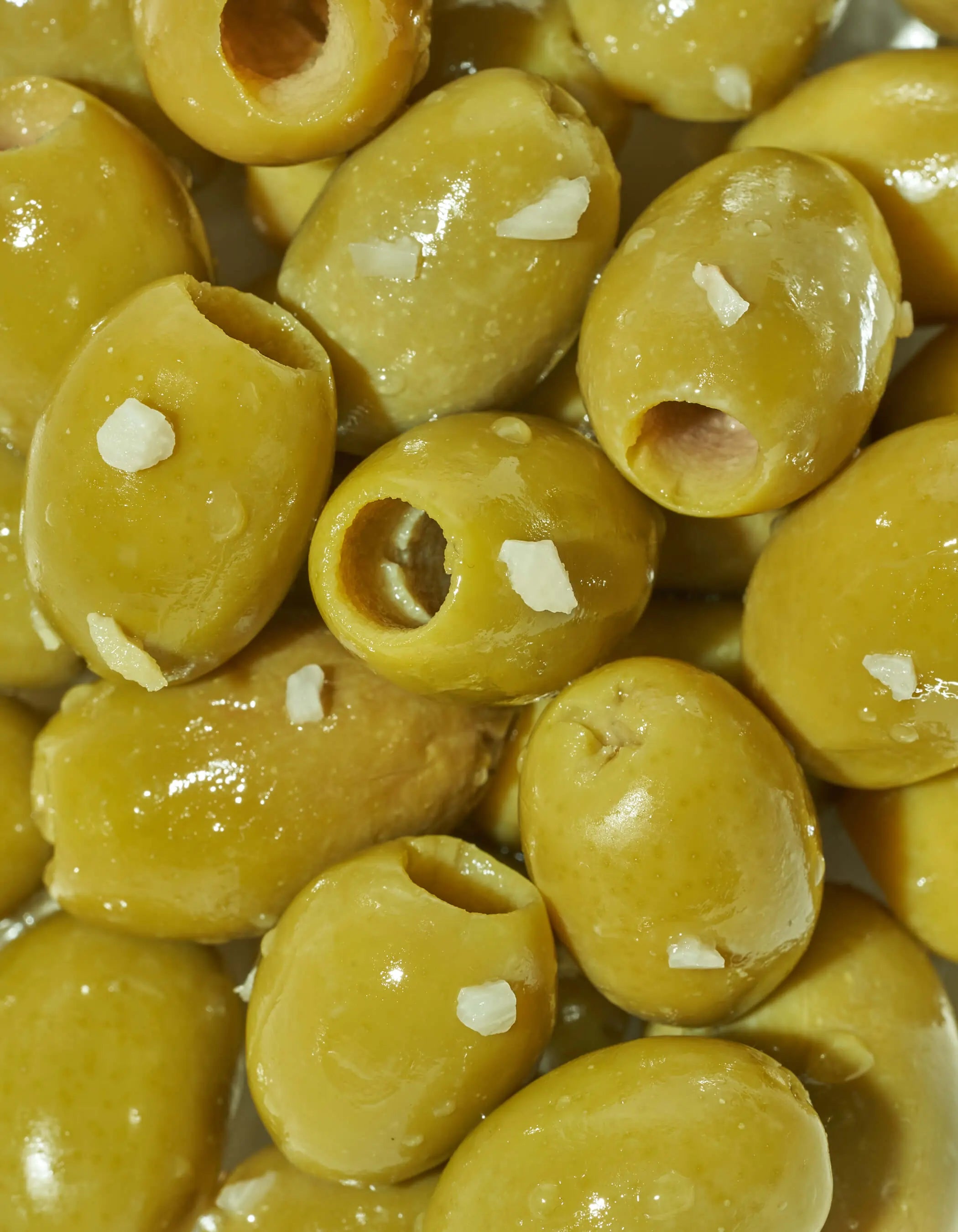 EVOO Lemon Garlic Marinated Green Olives - (6) 4oz Pouches