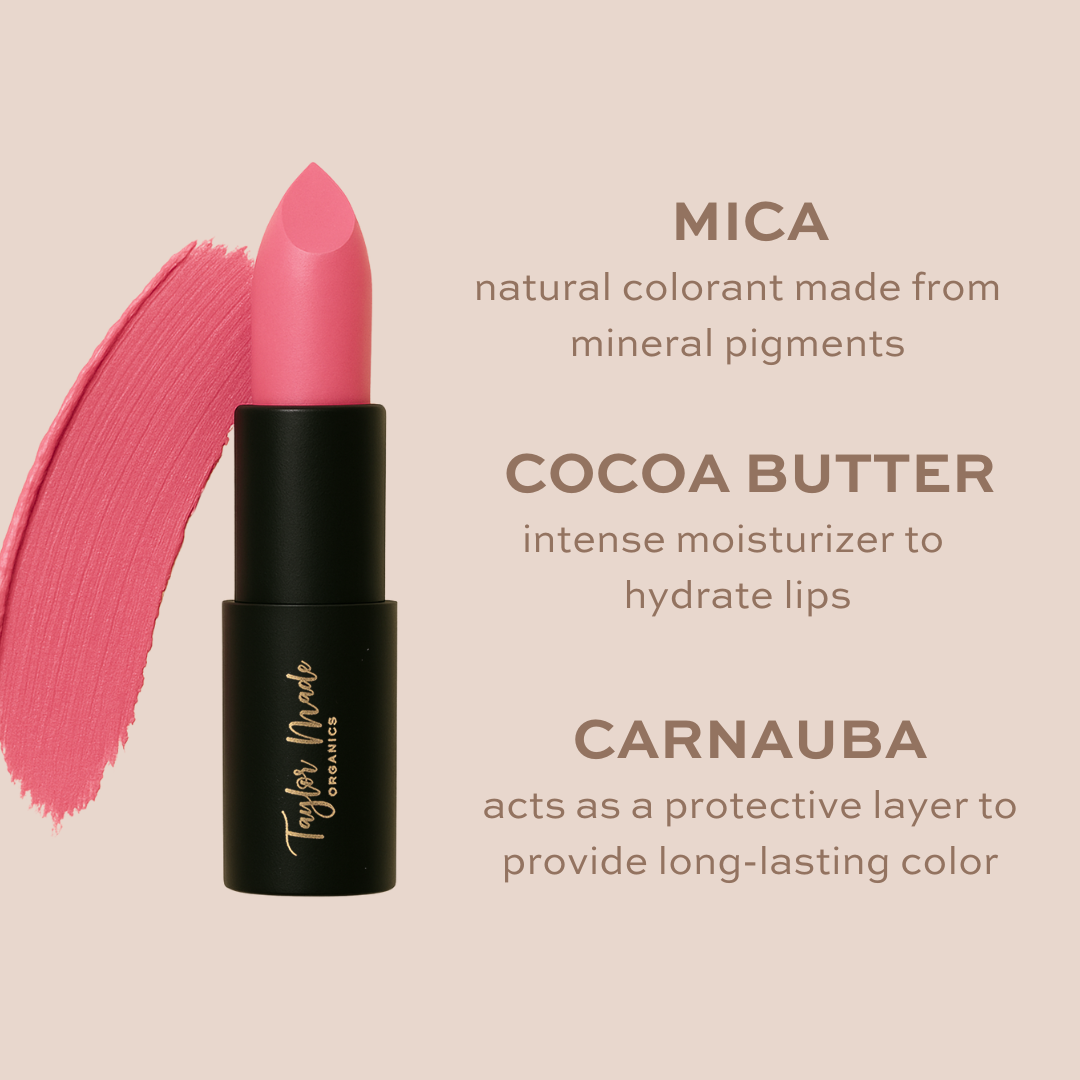 Naturally Pigmented Organic Lipstick