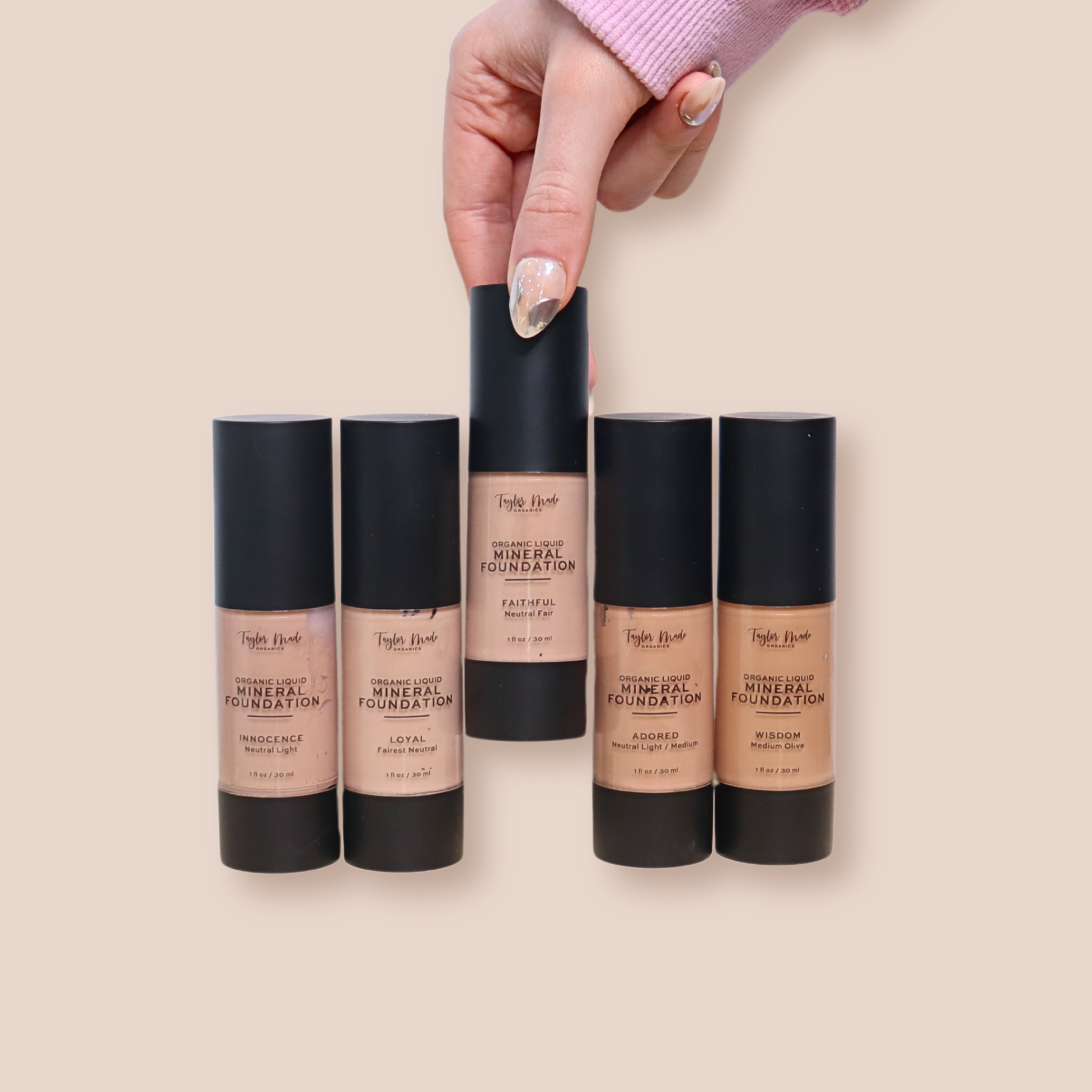 Organic Liquid Mineral Foundation - Oil-Free, Lightweight