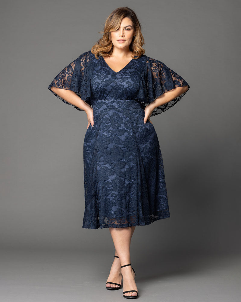 Plus Size Camille Lace Cocktail Dress