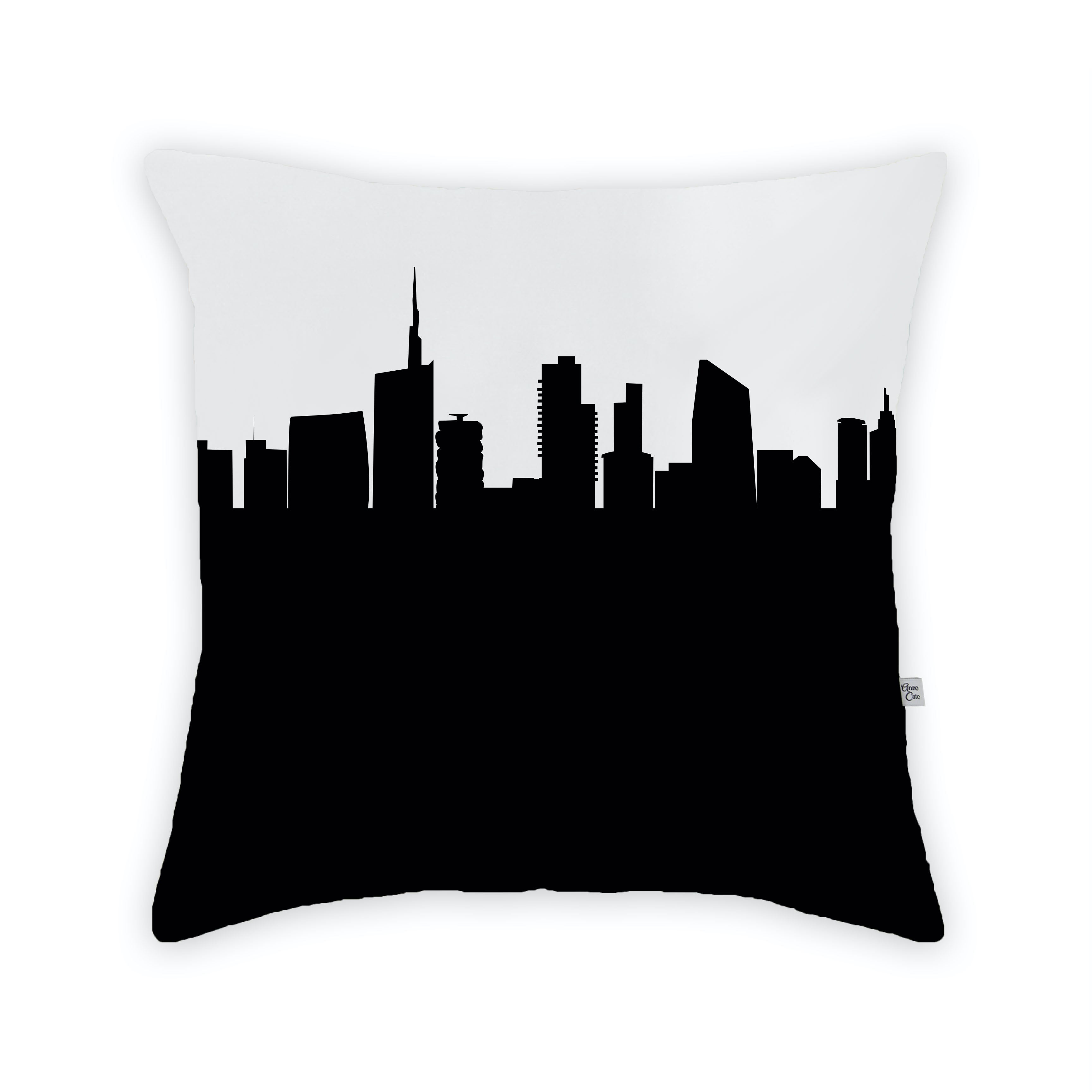 Skyline City Charm 16" by 16" Throw Pillow - Choose Your City