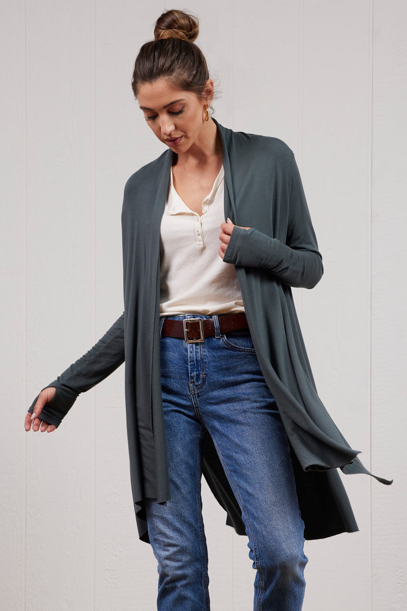 Iris Super Soft Cardigan with Thumbholes