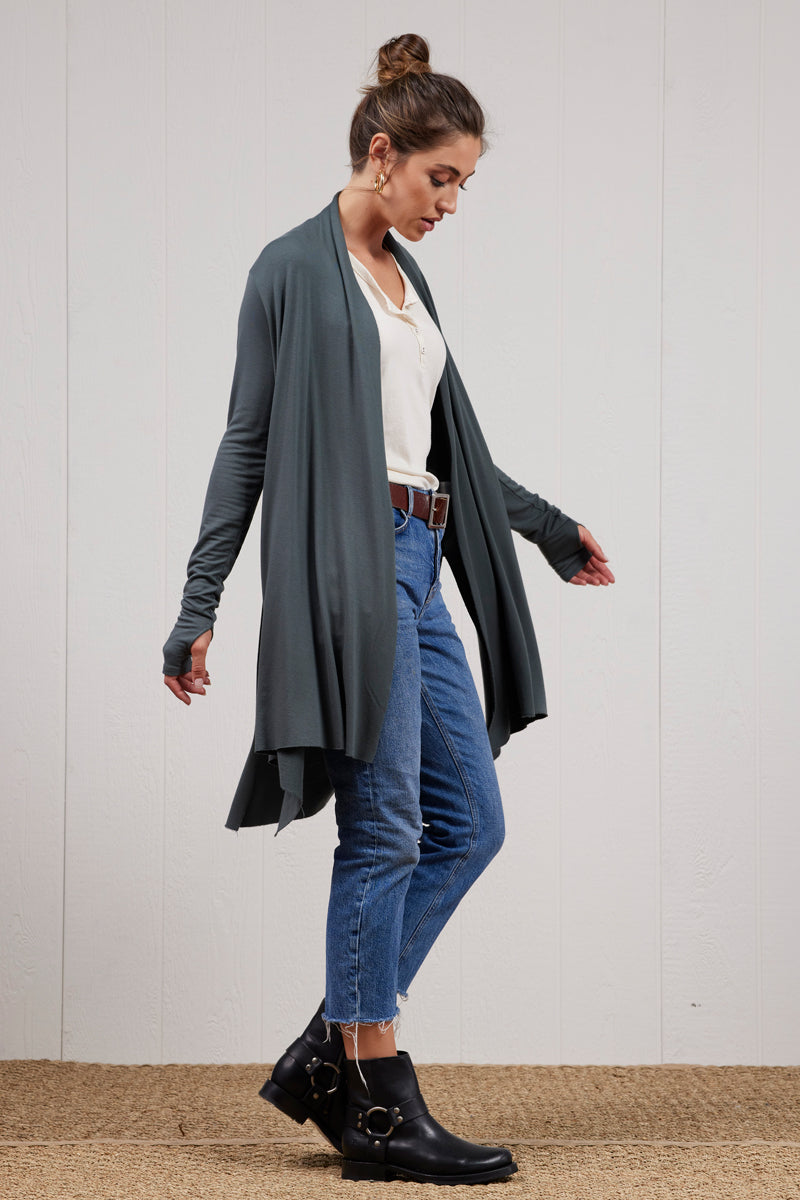 Iris Super Soft Cardigan with Thumbholes
