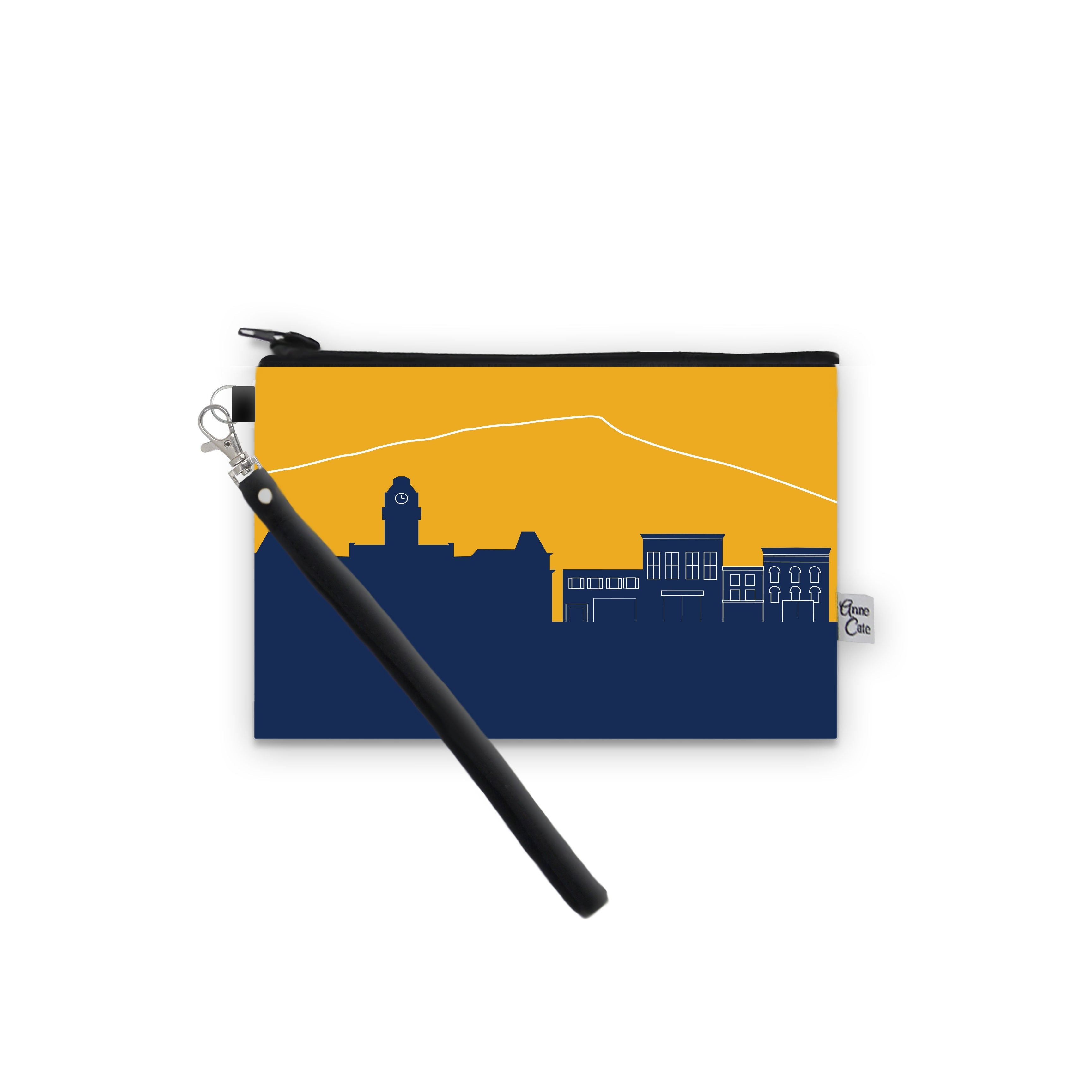 Collegiate Football Stadium Skyline Game Day Wristlet