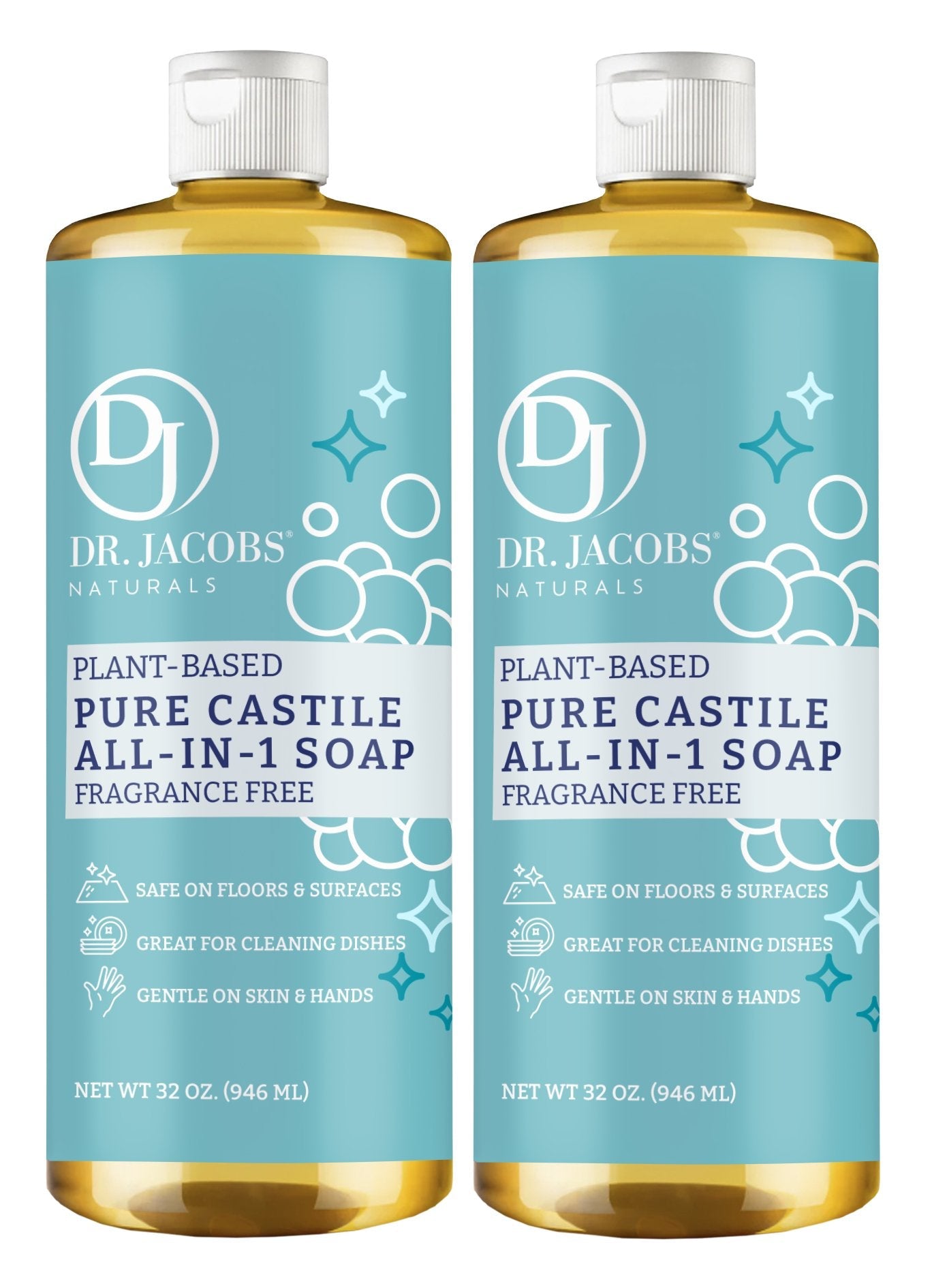Fragrance-Free Castile Soap All-In-One - Thin Formula