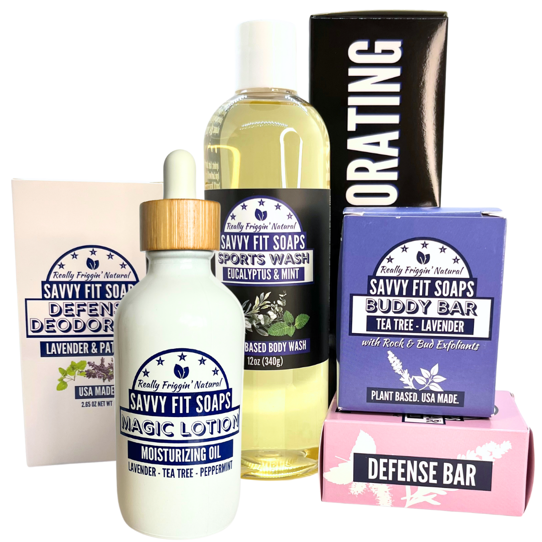 Mat Pack for Athletes - Anti-Fungal Natural Skincare Bundle