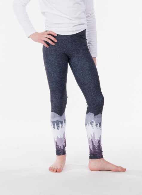 Kids Eco-Friendly Mauve Summit Yoga Pants