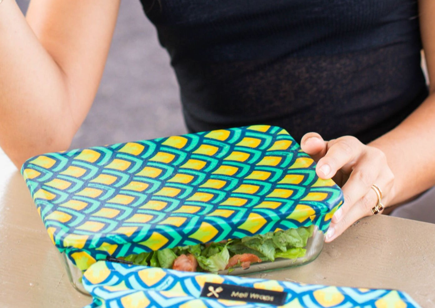 Eco-Friendly Beeswax Wrap Variety Pack - Ocean Print