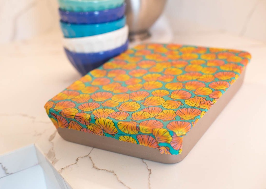 Eco-Friendly Beeswax Wrap Bulk Roll - Shells