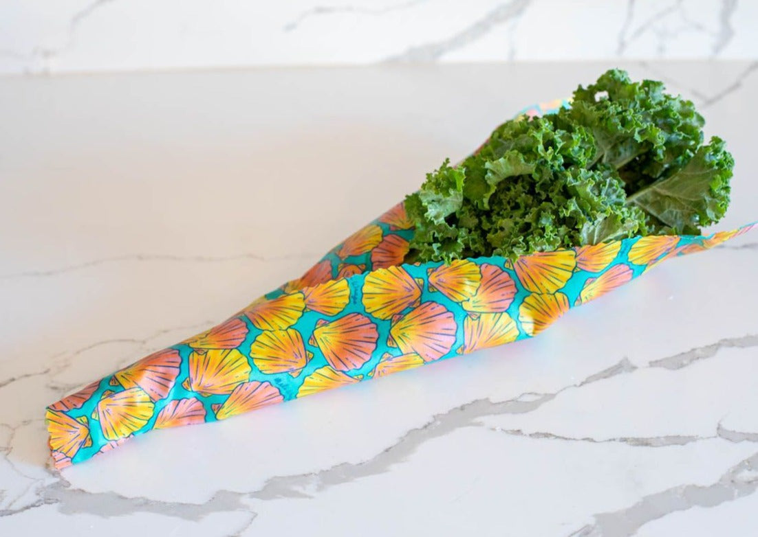 Eco-Friendly Beeswax Wrap Bulk Roll - Shells