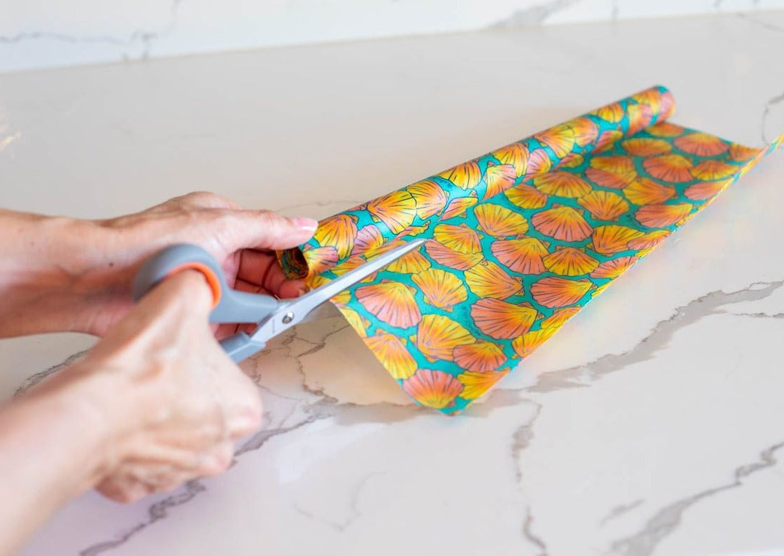 Eco-Friendly Beeswax Wrap Bulk Roll - Shells