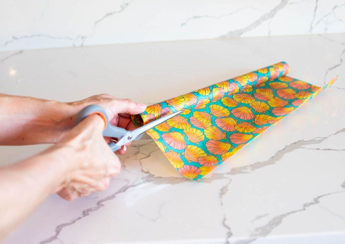 Eco-Friendly Beeswax Wrap Bulk Roll - Shells