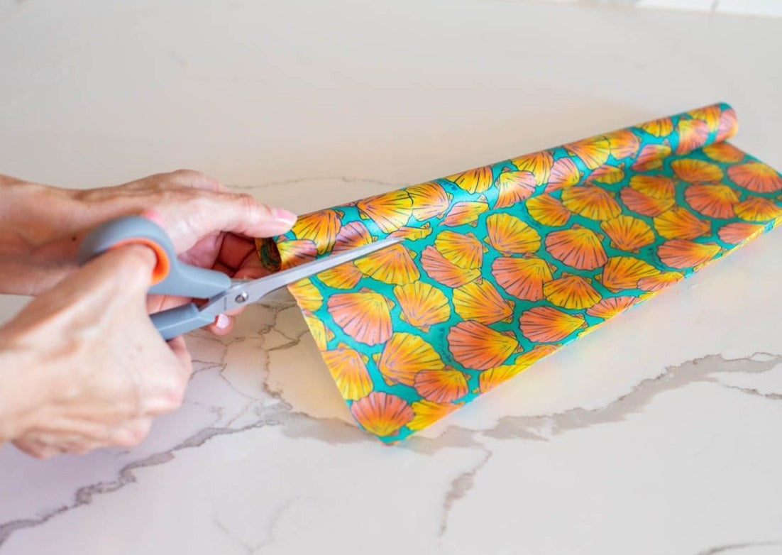 Eco-Friendly Beeswax Wrap Bulk Roll - Shells