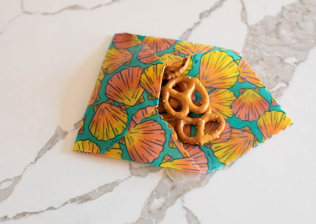 Eco-Friendly Beeswax Wrap Bulk Roll - Shells