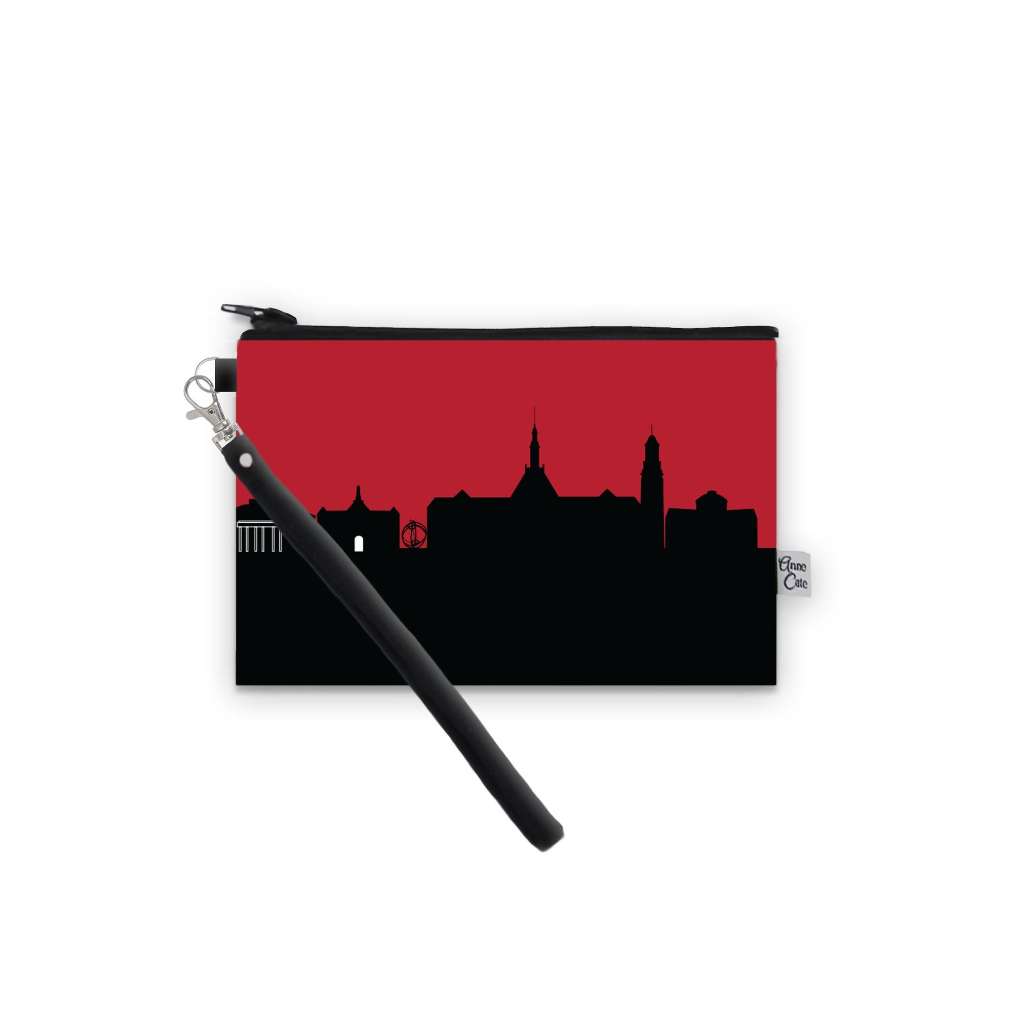Collegiate Football Stadium Skyline Game Day Wristlet