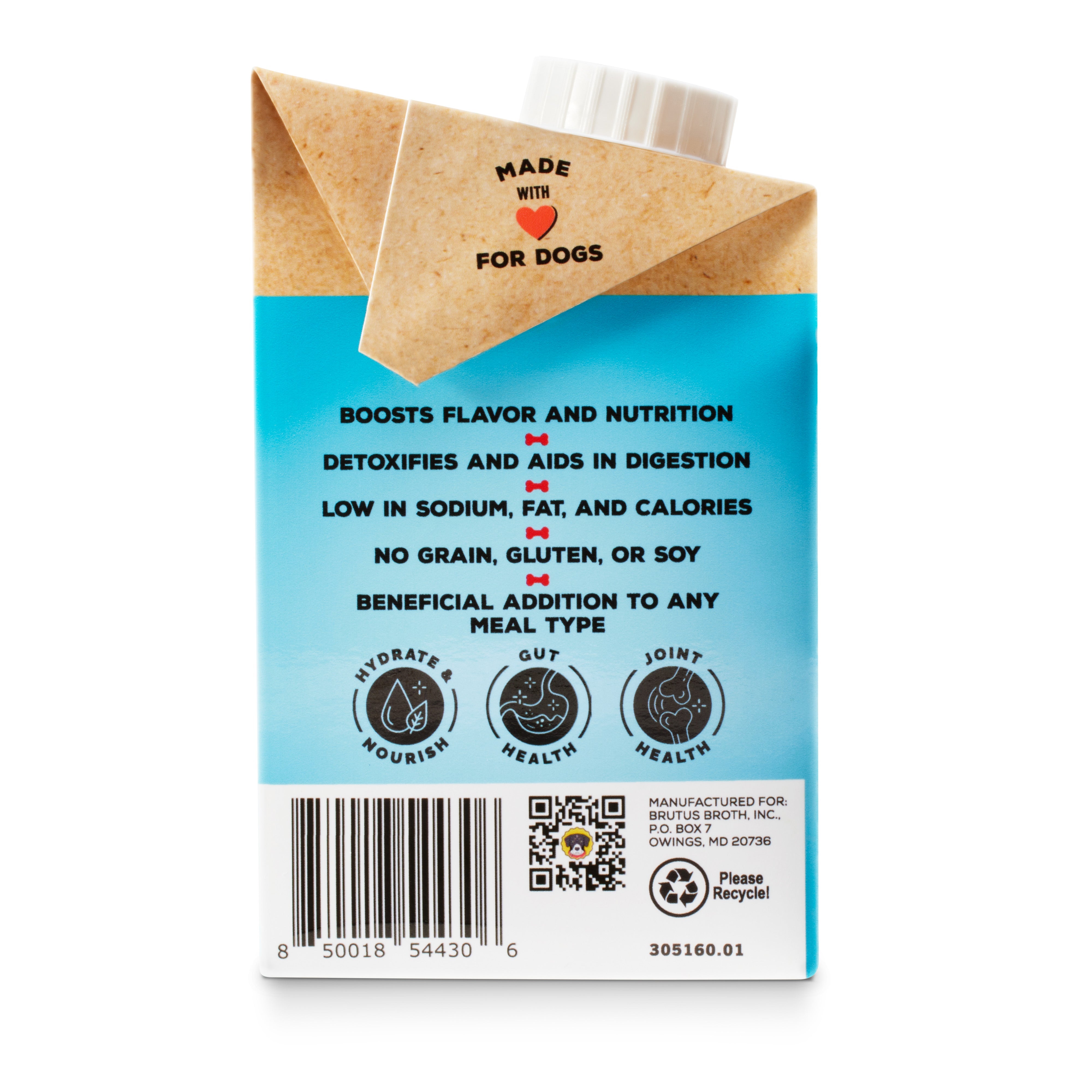 Natural Mini Hip & Joint Formula - Beef Bone Broth